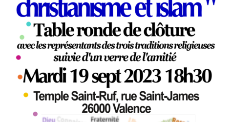 Table ronde « Judaïsme, christianisme et islam »