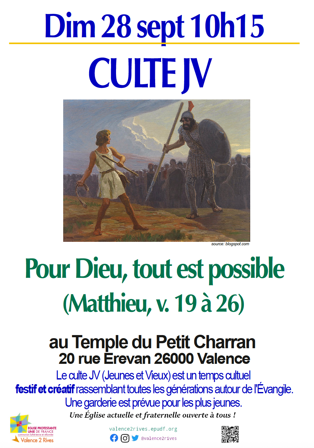 peinture david contre goliath