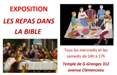 Exposition les repas dans la Bible