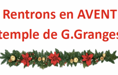 Rentrons en avent au temple de Guilherand-Granges...